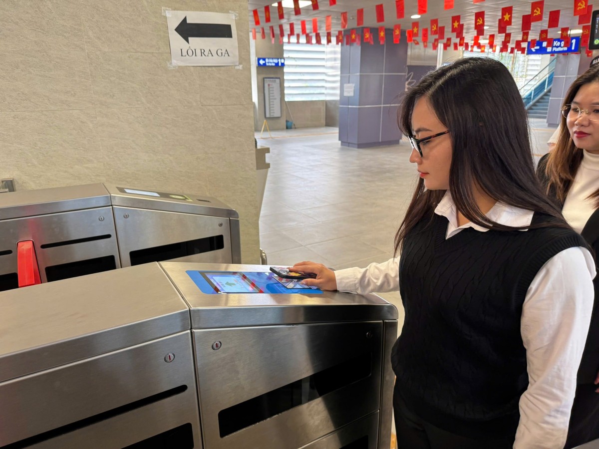 Soát vé tự động: Bước tiến số hóa đường sắt đô thị