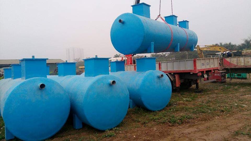 Vận chuyển bồn chứa hóa chất composite từ Bình Dương ra Thanh Hóa an toàn bằng đường sắt