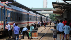 Vé tàu dịp lễ 30-4 đạt kỷ lục hơn 44000 chỗ