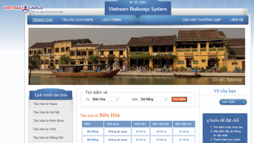 Vé tàu hành khách: Cảnh giác nhiều website giả mạo lừa đảo