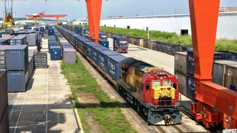 Vận chuyển container hạt điều bằng đường sắt Bắc Nam Vận chuyển container hạt điều bằng đường sắt Bắc Nam