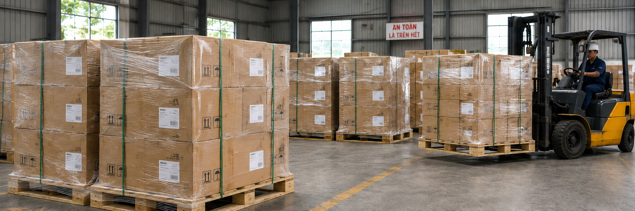Lợi ích của việc đóng hàng lên pallet khi vận chuyển bằng đường sắt Lợi ích của việc đóng hàng lên pallet khi vận chuyển bằng đường sắt