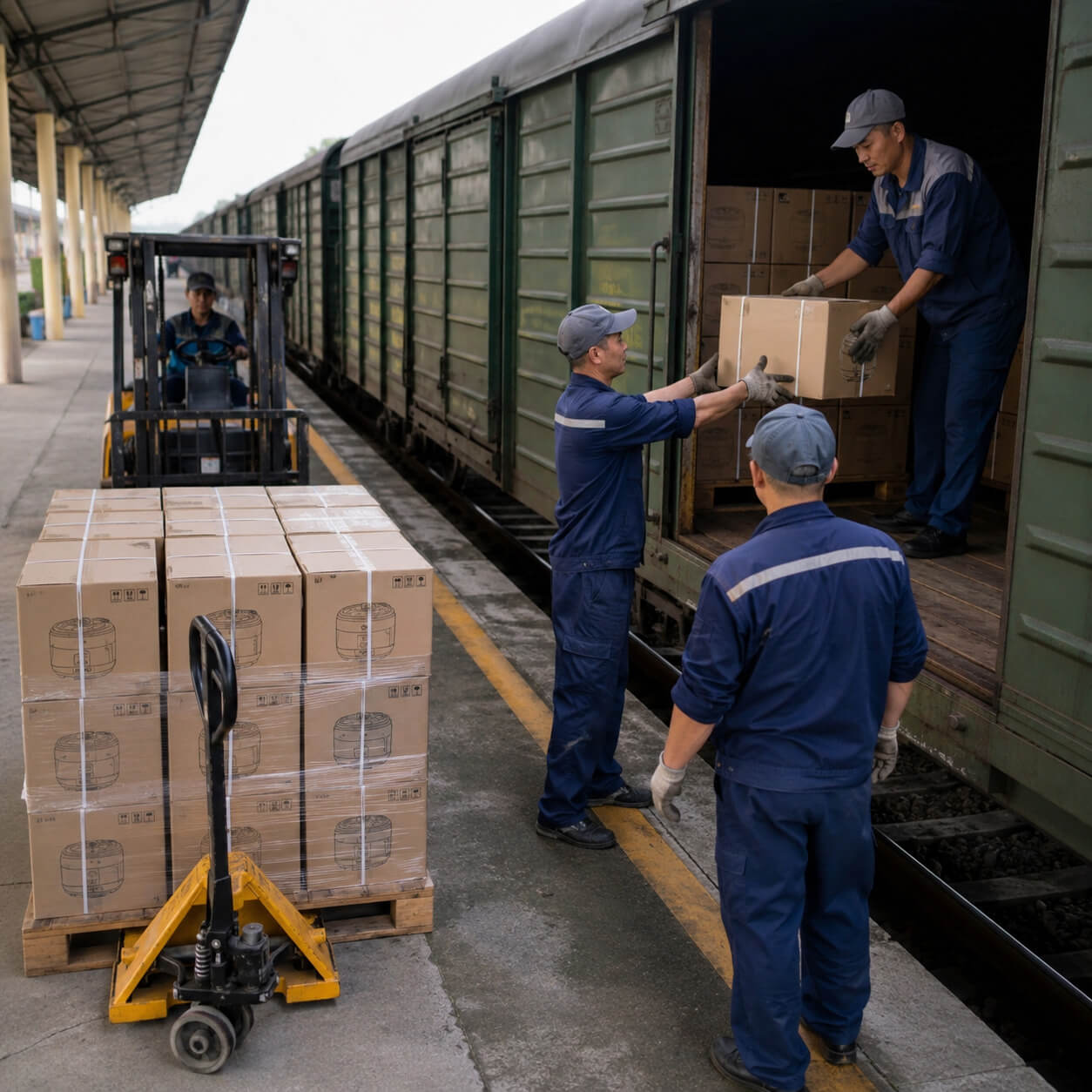 VietRail Cargo hỗ trợ vận chuyển nồi cơm điện Hà Nội – Huế