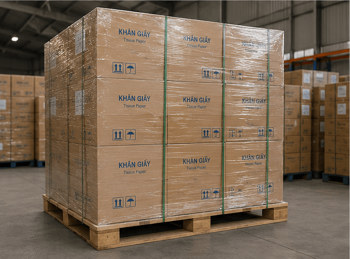 Cách đóng gói khăn giấy khi vận chuyển Cách đóng gói khăn giấy khi vận chuyển