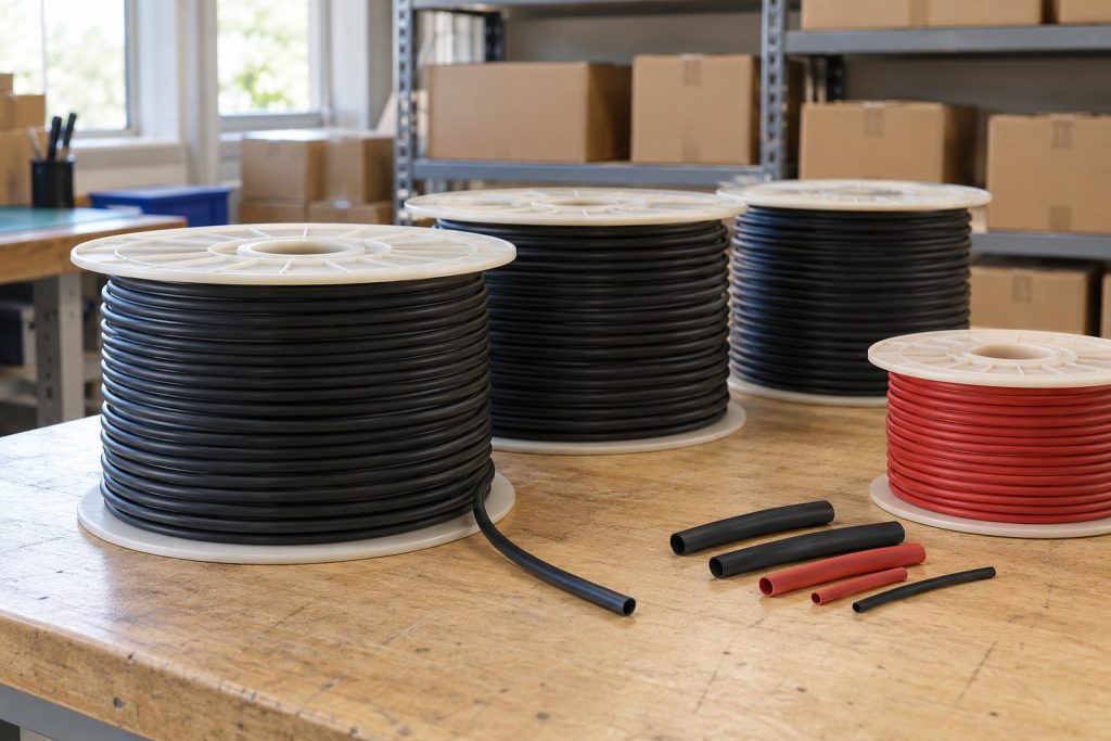 Các cuộn ống gen co nhiệt được phân loại trước khi vận chuyển từ Hải Phòng đi Đà Nẵng
