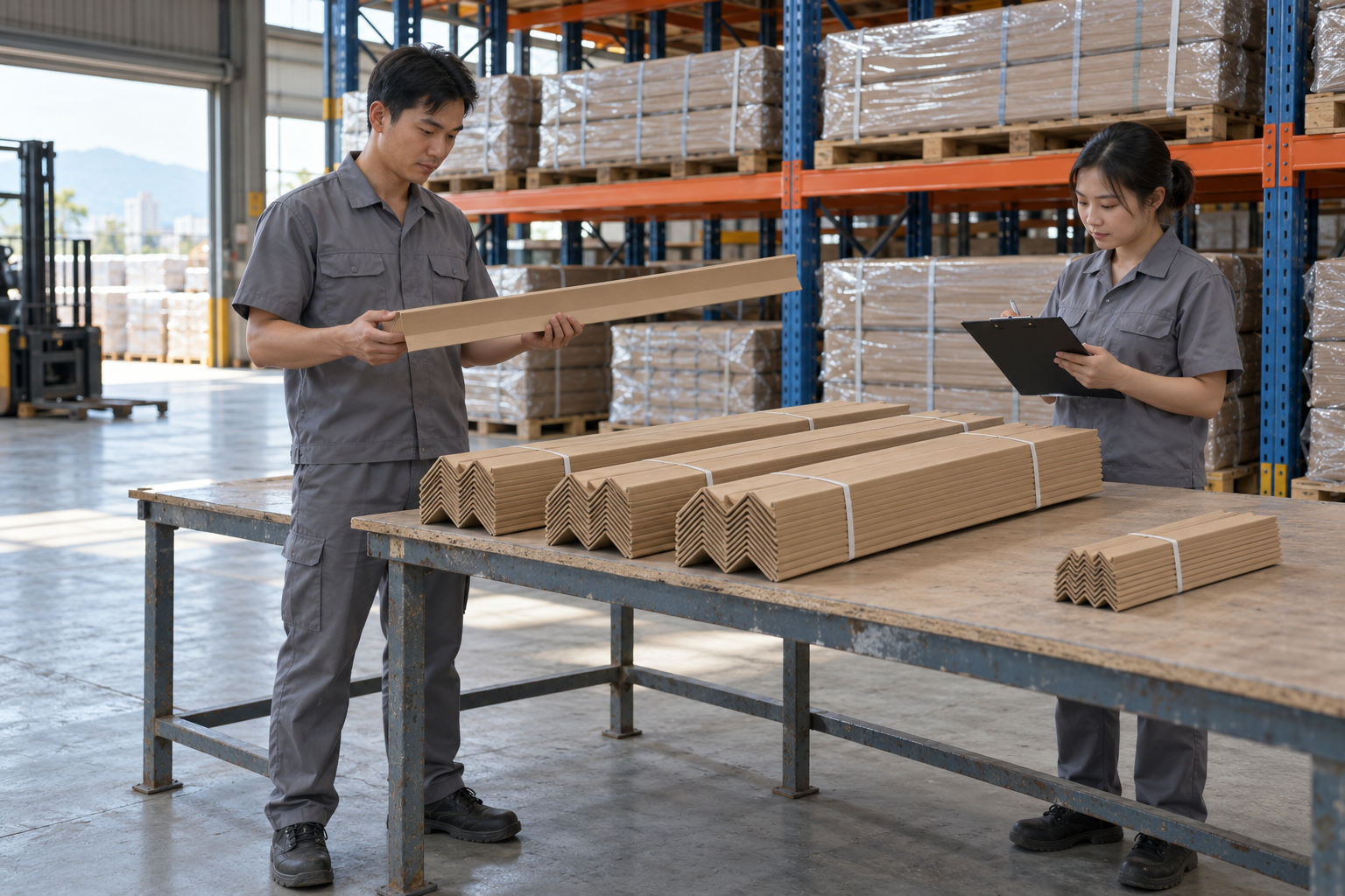 Quy trình giao nhận nẹp góc giấy Hải Phòng – Đà Nẵng