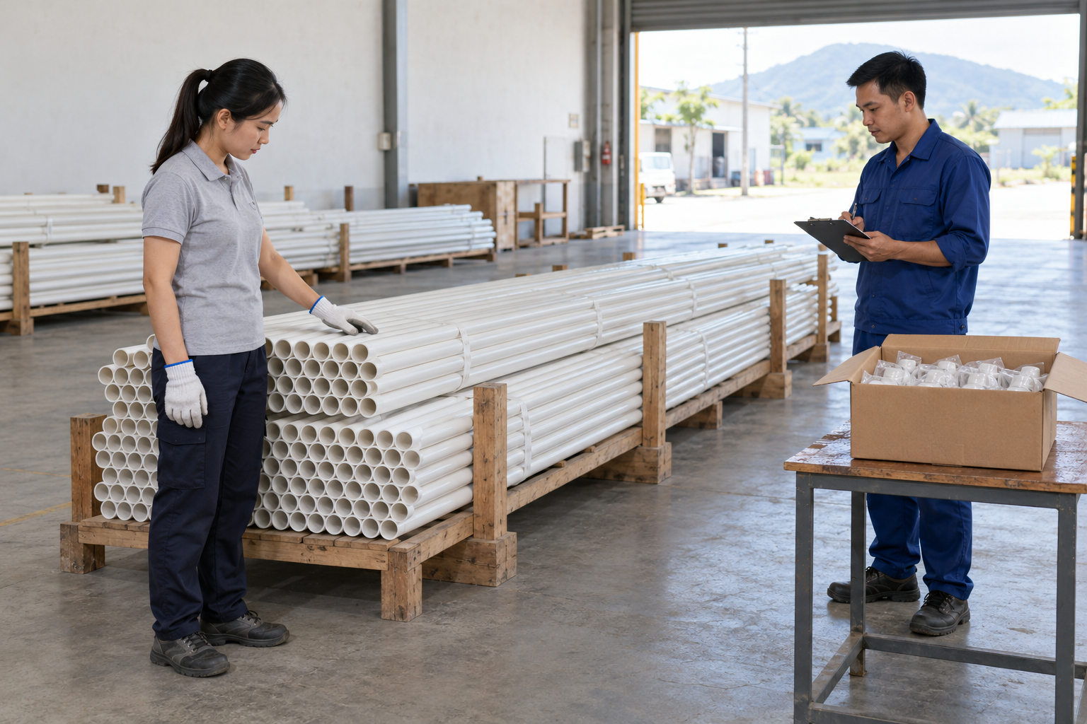 Quy trình vận chuyển ống luồn dây điện Hải Phòng – Đà Nẵng