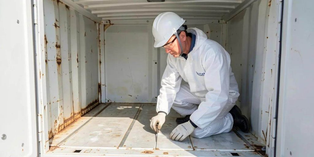 Vì sao cần kiểm tra container rỗng trước khi đóng hàng đường sắt?