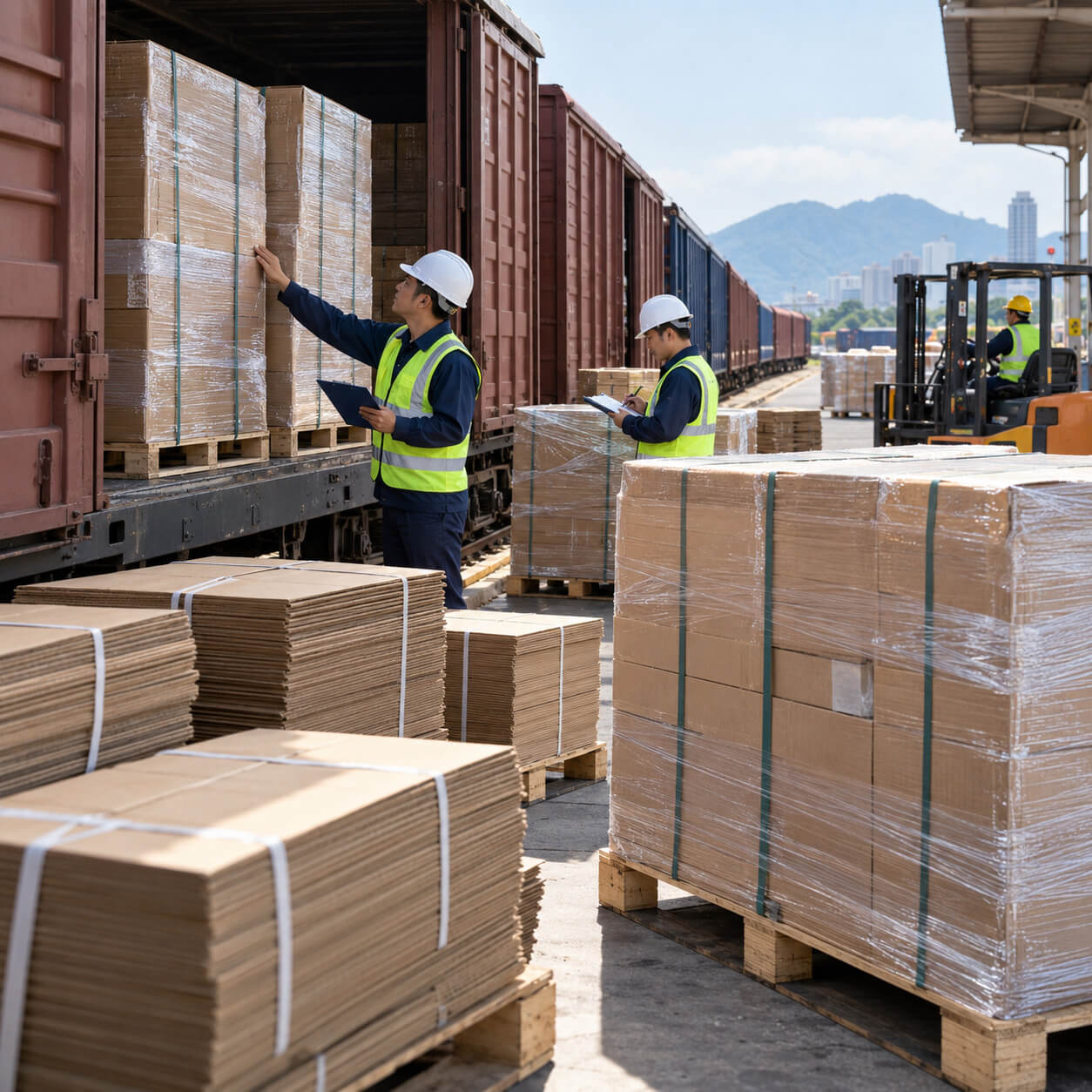 Vì sao nên vận chuyển bao bì carton bằng đường sắt?