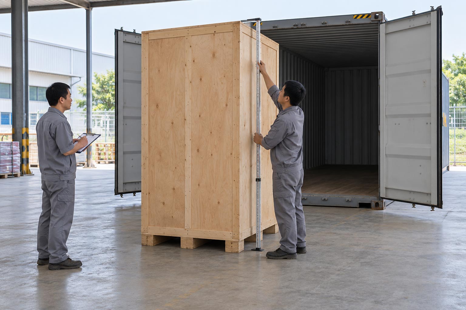 Cách kiểm tra kích thước cửa container trước khi đóng hàng Cách kiểm tra kích thước cửa container trước khi đóng hàng