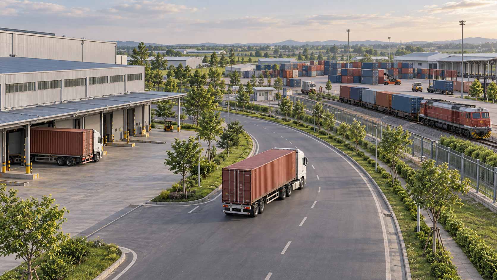 Ga Sen Hồ có liên quan thế nào đến logistics quốc tế?