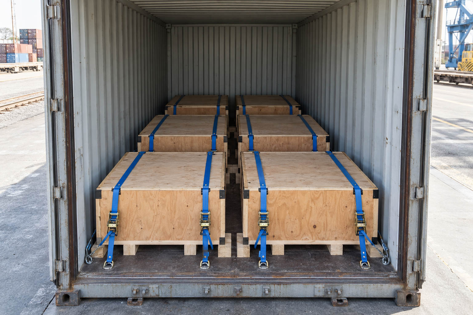 Vì sao cần phân bổ tải trọng trong container khi vận chuyển đường sắt? Vì sao cần phân bổ tải trọng trong container khi vận chuyển đường sắt?