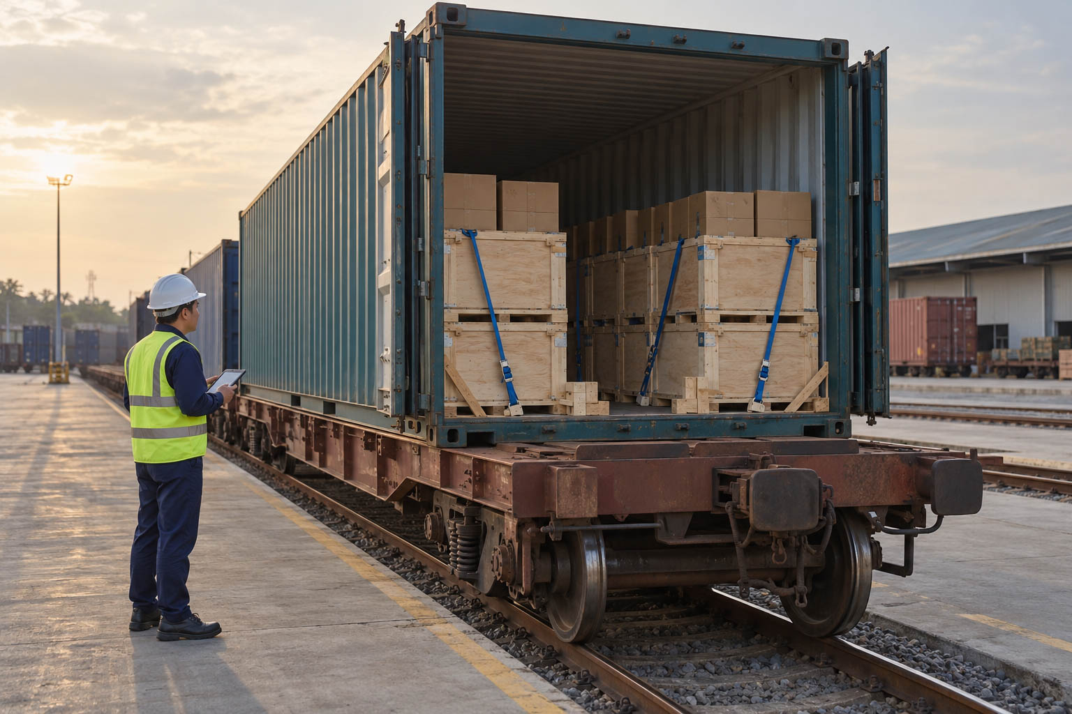 Cách phân bổ tải trọng trong container an toàn Cách phân bổ tải trọng trong container an toàn