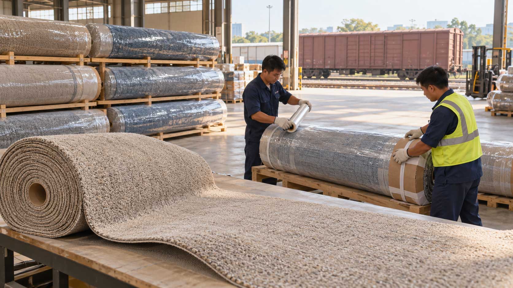 Vận chuyển thảm trải sàn Hải Phòng – Đà Nẵng bằng đường sắt Vận chuyển thảm trải sàn Hải Phòng – Đà Nẵng bằng đường sắt