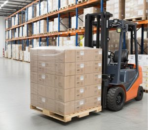 vận chuyển bao bì carton bằng đường sắt.